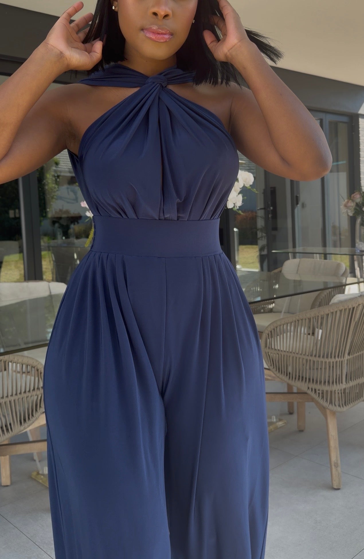 Navy jumpsuit