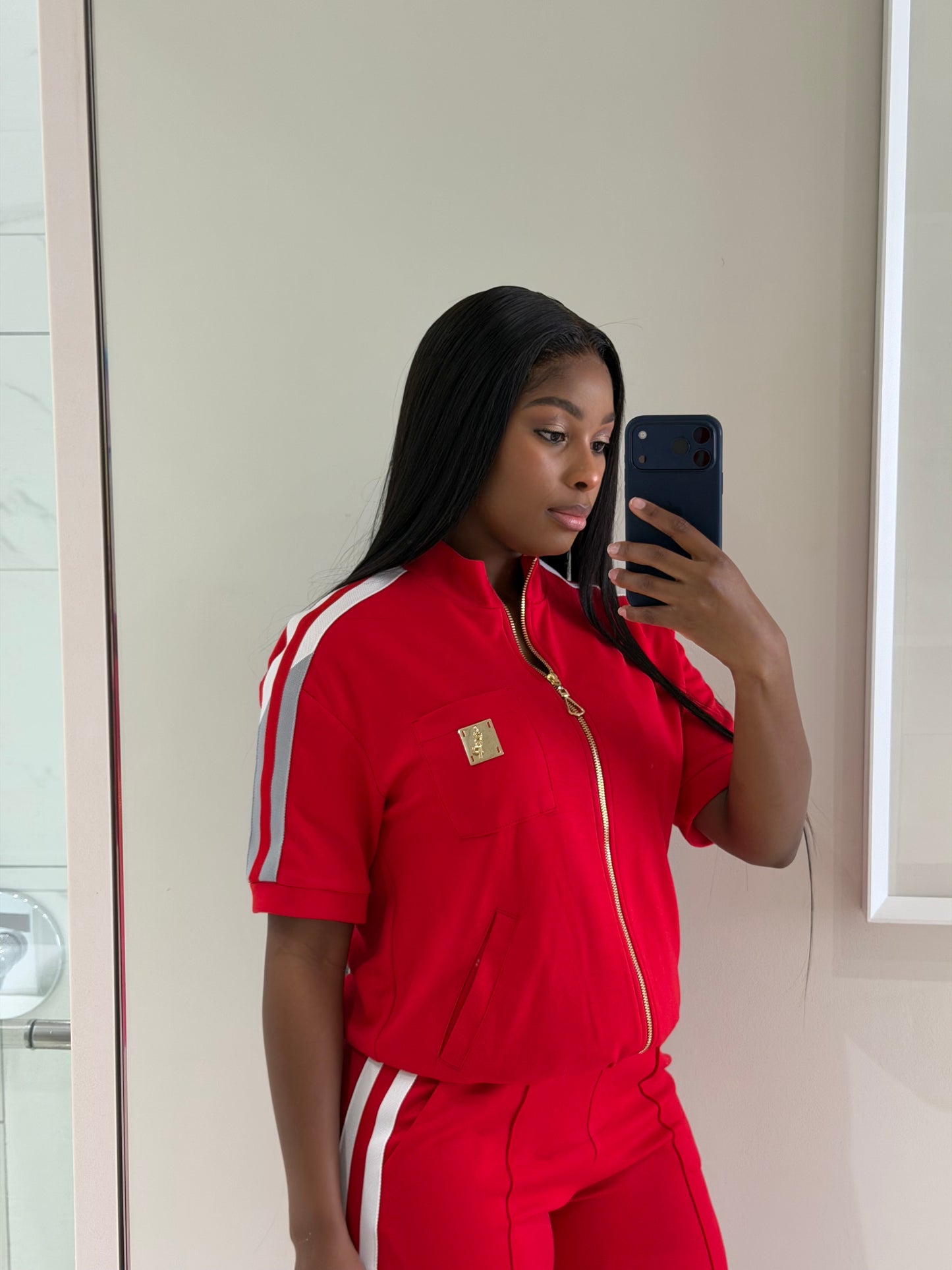 Red Lux tracksuit