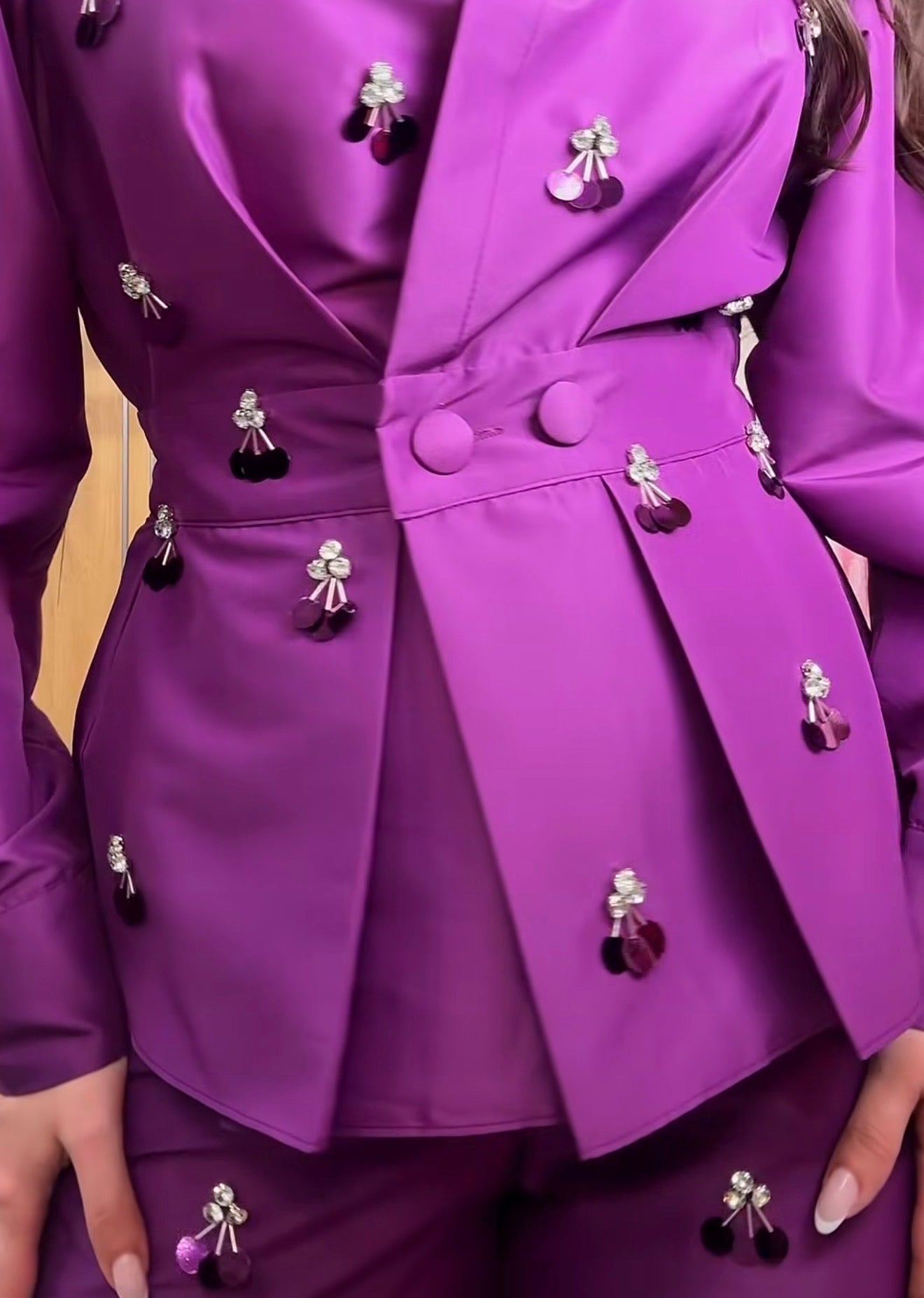 Purple two piece set