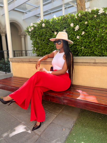 Red pants
