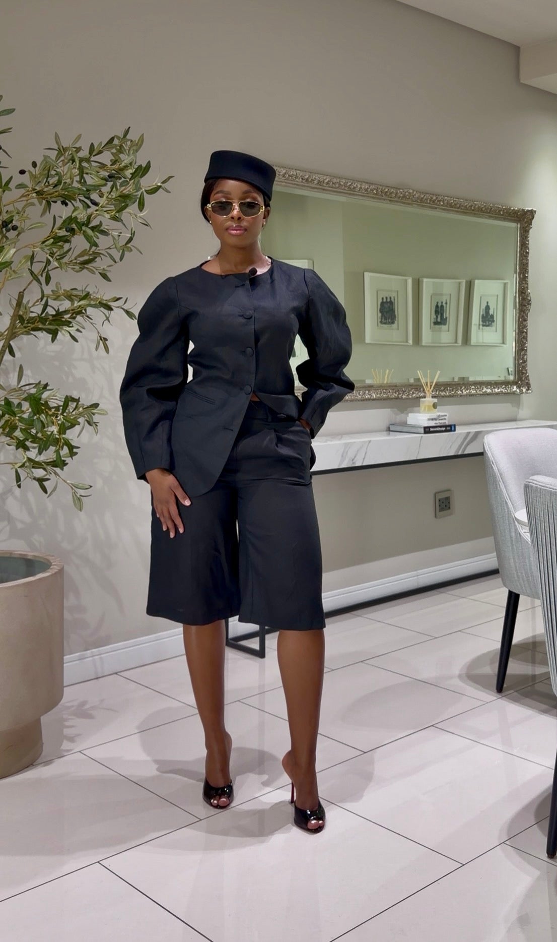 Linen Capri set