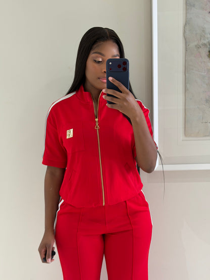 Red Lux tracksuit