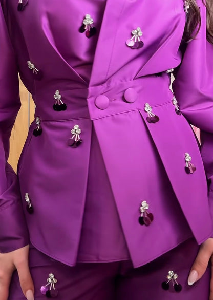 Purple two piece set