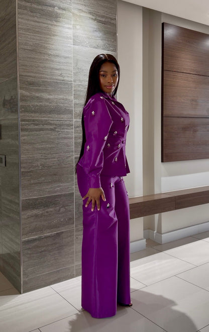 Purple two piece set