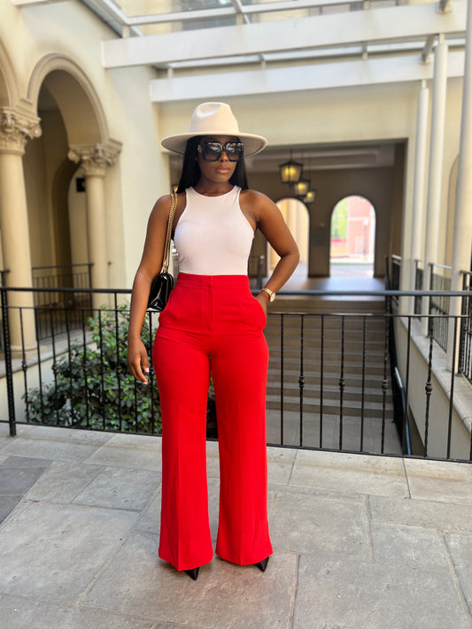 Red pants