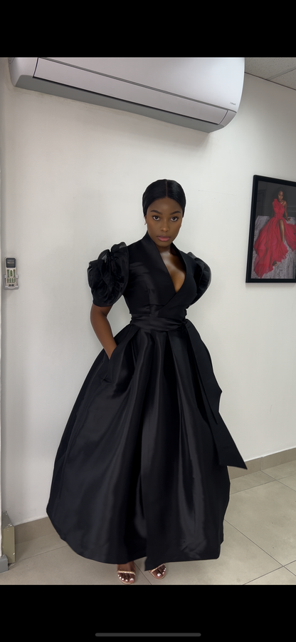 Black princess dress