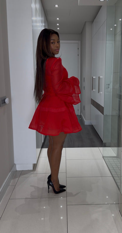 A-line mini dress