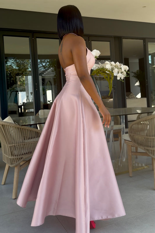 Maxi Champagne dress