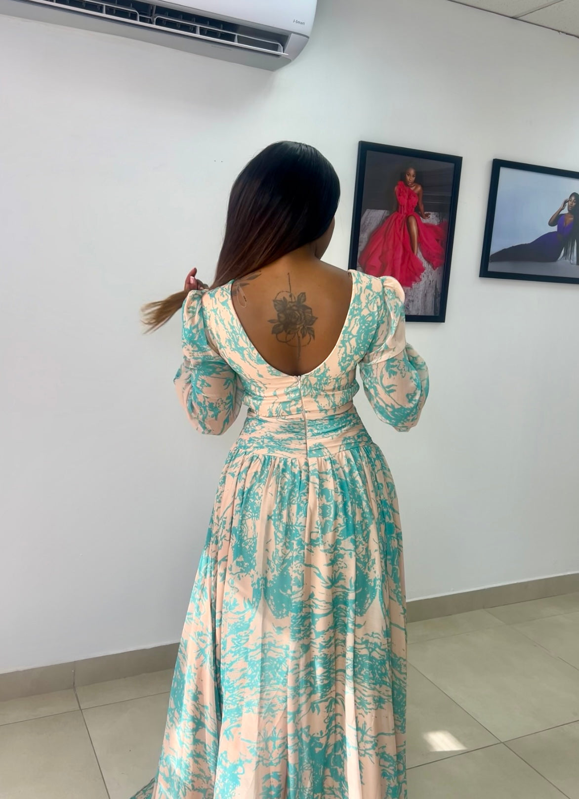 Chiffon maxi
