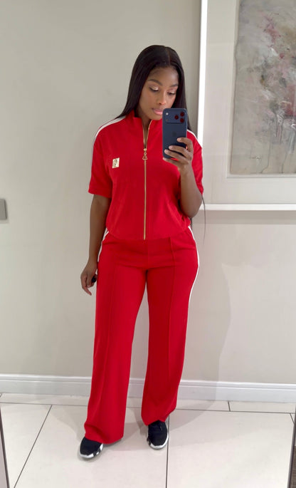 Red Lux tracksuit