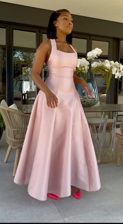Maxi Champagne dress