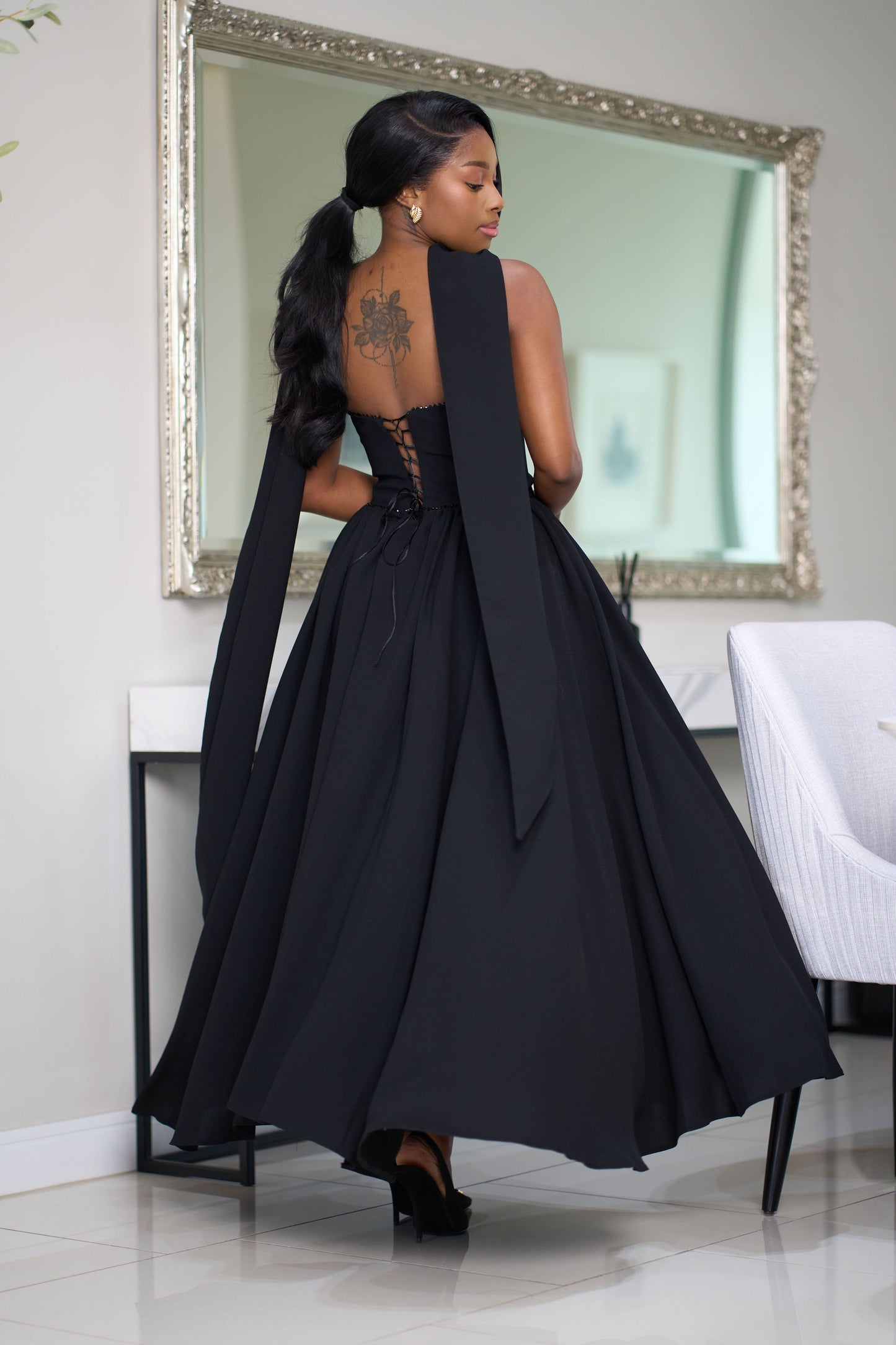 Black Boobtube dress