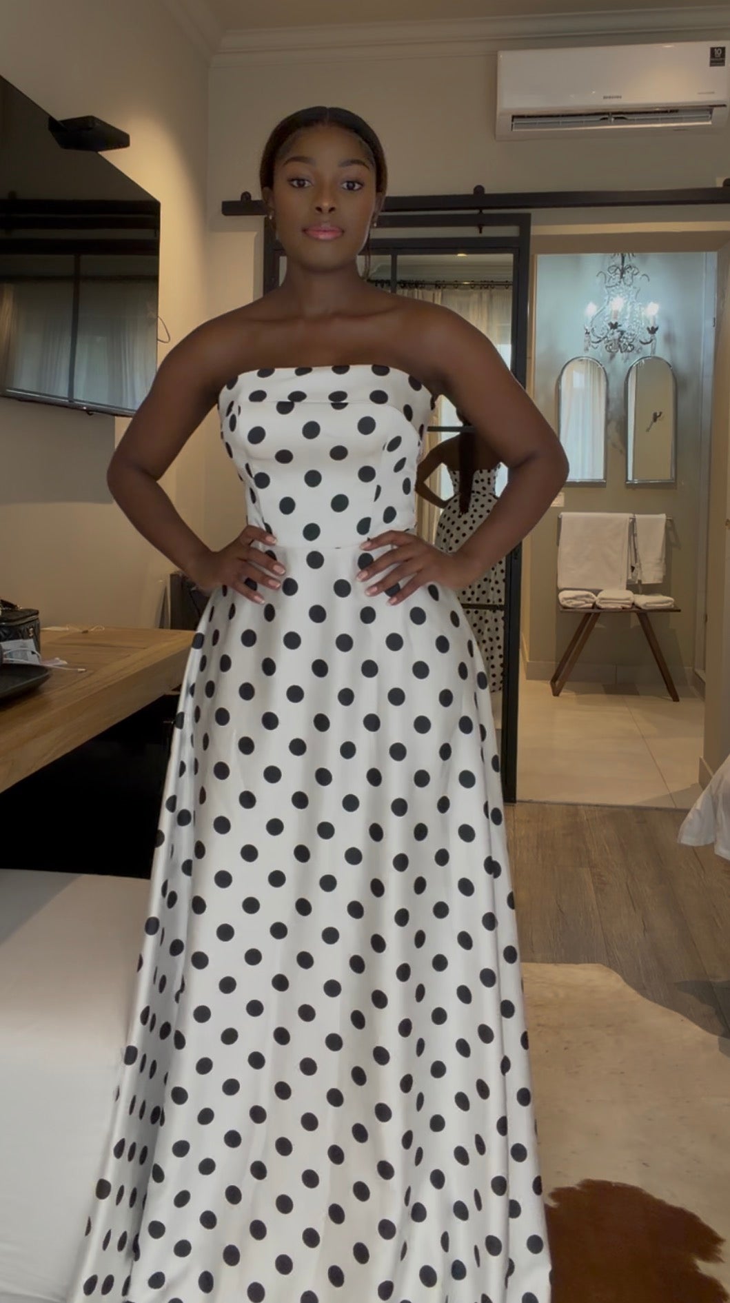 Polka dots Maxi dress